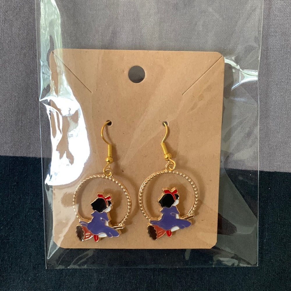 Studio Ghibli Earrings: KiKi’s Delivery Service